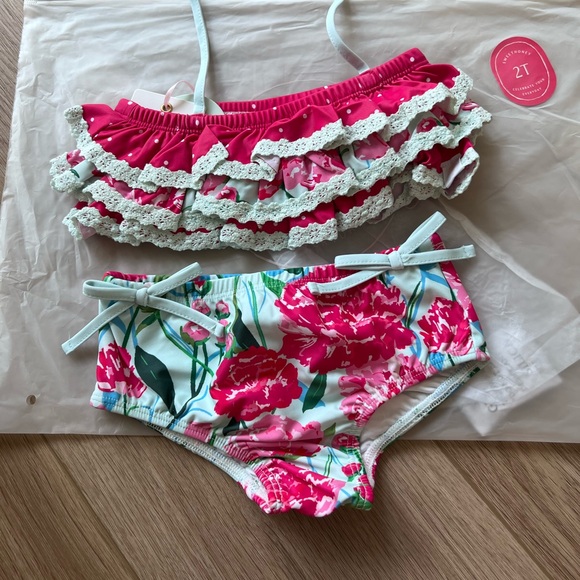 SweetHoney Other - SweetHoney two piece toddler bathing suit